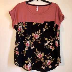 Xhilaration Floral Shirt